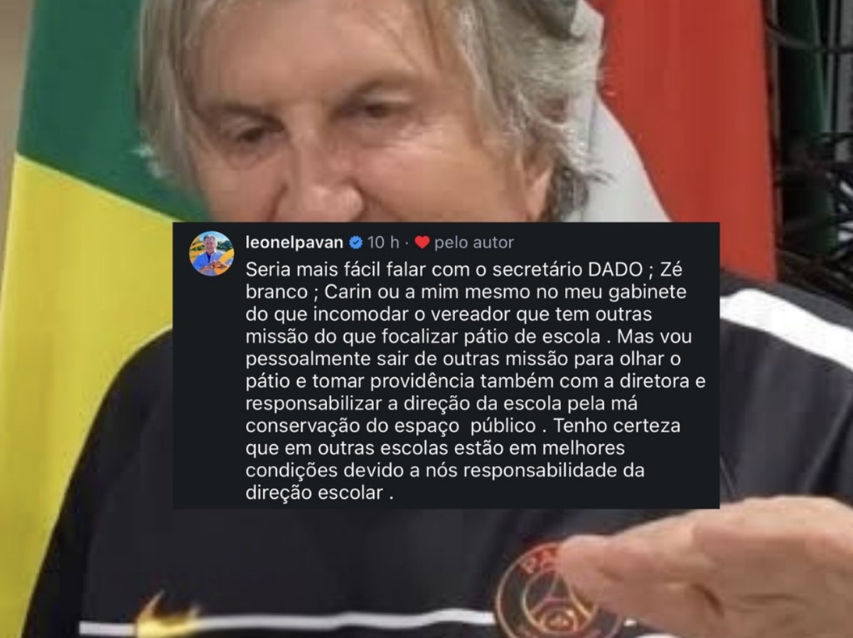 Prefeito Leonel Pavan ameaça responsabilizar diretora de CEI em Camboriú