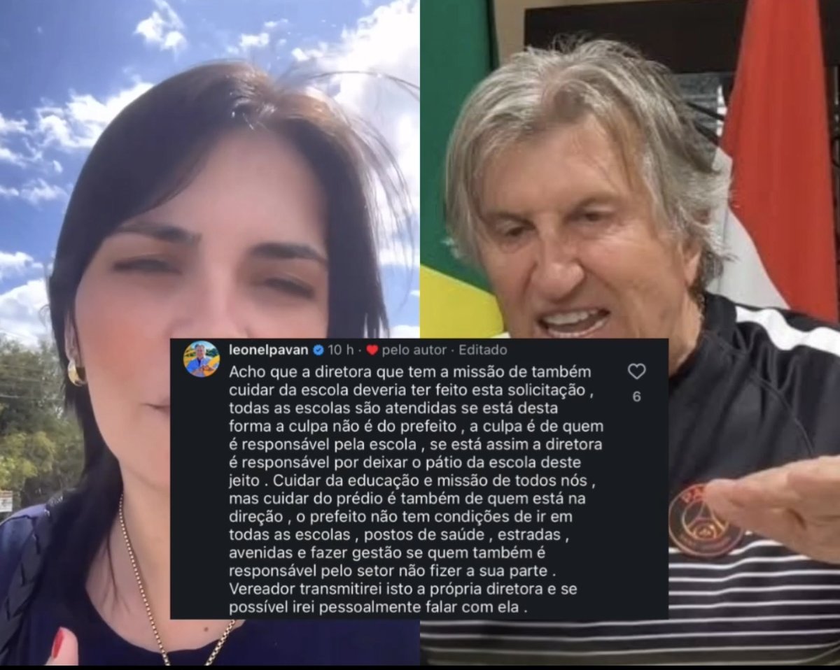 Prefeito Leonel Pavan culpa diretora de CEI Maria Russi em Camboriú