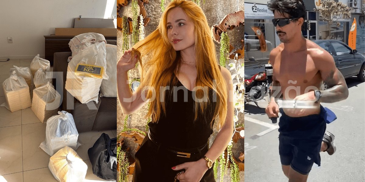 Apreensão e fotos do casal Julian Feitosa e Isabella Poli