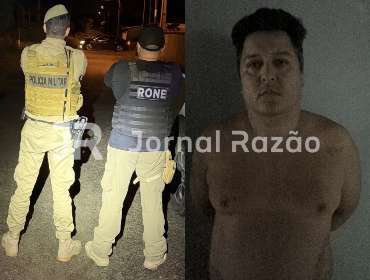 Operação conjunta entre PM de SC e RONE do Paraná prendeu Roginaldo em São Francisco do Sul