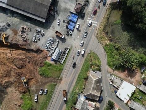 Canal extravasor abriu novo caminho para a água e reduziu o risco de alagamentos na Itoupava Norte, em Blumenau
