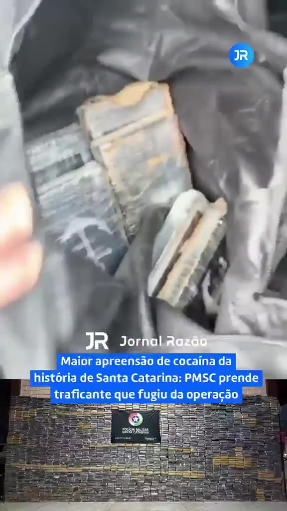Traficante que fugiu durante a operação foi preso pela PMSC