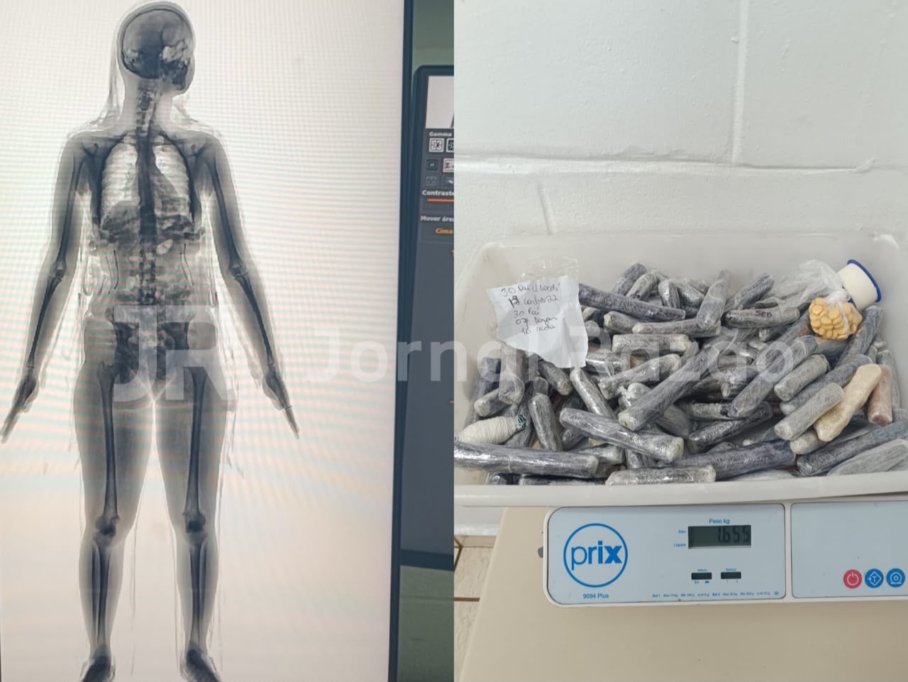 'Achou que passava': professora foi presa ao tentar entrar com 1,6 kg de drogas em penitenciária